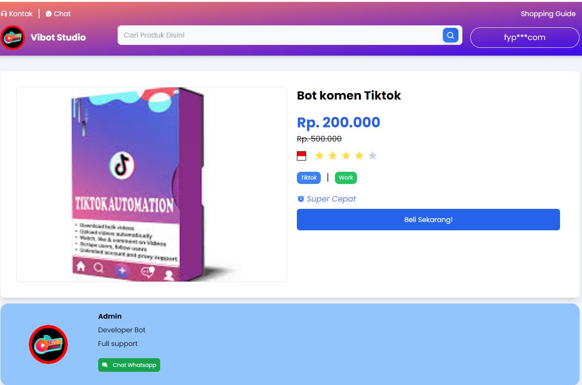 Langkah 3 - Beli Sekarang
